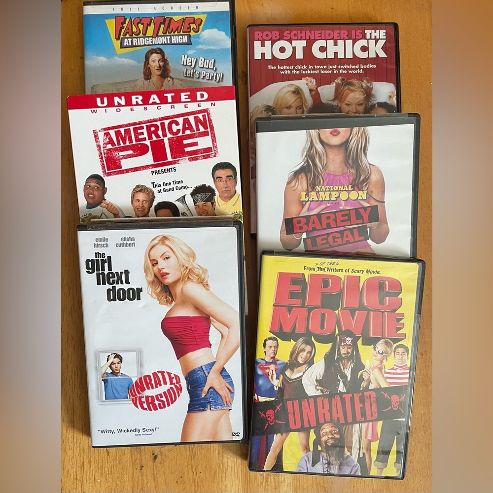 2000s Comedy DVD Collection – Authentic Raunchy Classics GUC